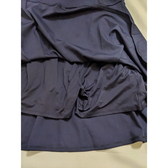 Tommy Bahama Blue Tennis Dress Racerback Pleated Skirt L Large New Skort UPF 50 - Picture 6 of 10